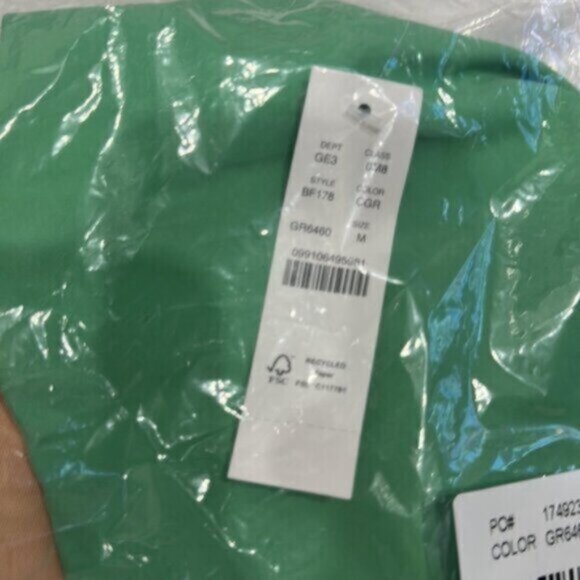 NWT J.Crew Women's Green High-Rise Bikini Bottom Size Medium - Picture 3 of 4